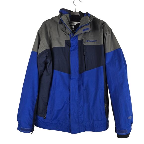 Columbia Interchange Inside Zip Off Vest Bugaboo Youth Boys Winter Jacket 18/20 - Picture 1 of 9